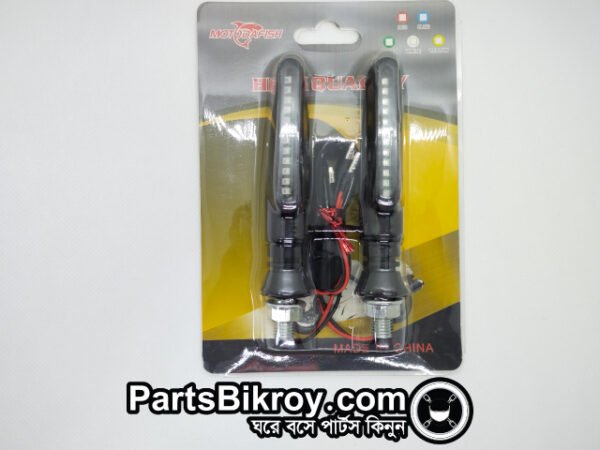 indicator led long light for motorcycle