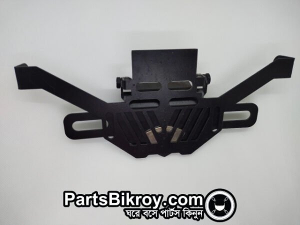 magnetic universal foldable number plate for bikes