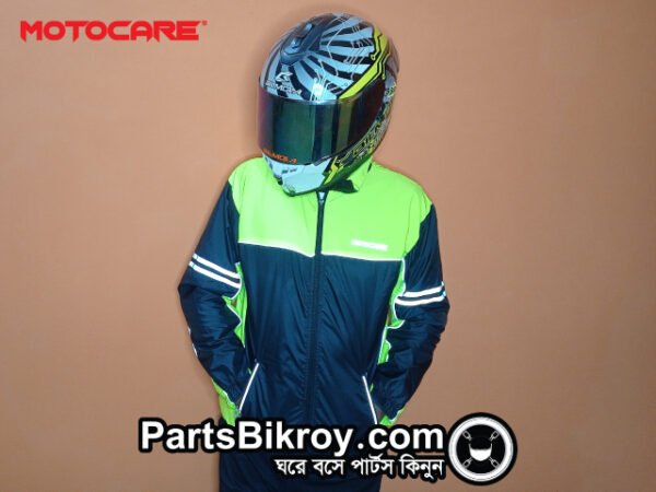 motocare winter winbreaker neon black