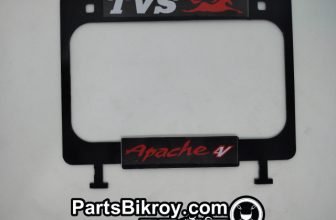 tvs apache 4v motorcycle license plate holder